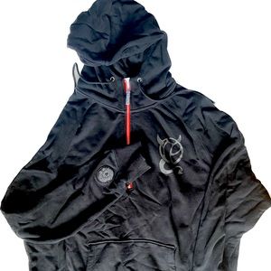 Nike black Manchester United hoodie. Practically brand new. Never been worn.